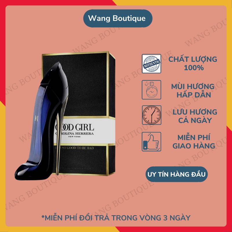 Nước Hoa Nữ Mùi Ngọt Good Girl 80ml Thơm Lâu, Mùi Hương Sang Trọng, Quyến Rũ, Lưu Hương 8h -  Bảo Hành 12 tháng Nước Hoa Guốc 80ml, Nuoc Hoa Nu
