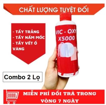📣Tẩy Trắng Siêu Tốc📣 Nước Javen tẩy trắng quần áo, tẩy nấm mốc quần áo Vic oxy X5000, X5000 Plus, Kéo Dán X2000, Nước tẩy trắng, tẩy mốc, vết ố quần áo đa năng
