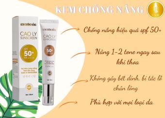 KEM CHỐNG NẮNG CAO LY CAO CẤP