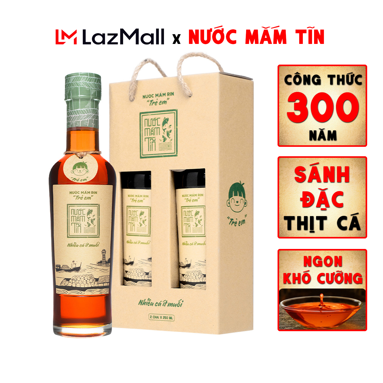 Nước mắm tĩn trẻ em cho bé ăn dặm độ đạm 42n chai 250ml nguyên chất truyền thống sạch không chất bảo quản