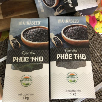 Gạo lứt đen Phúc Thọ ( Hộp 1kg)- VINASEED