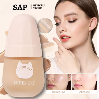 Kem Nền ENDER CAT Dạng Lỏng Mịn Nhẹ Che Khuyết Điểm Kiềm Dầu Chống Nước 30ml