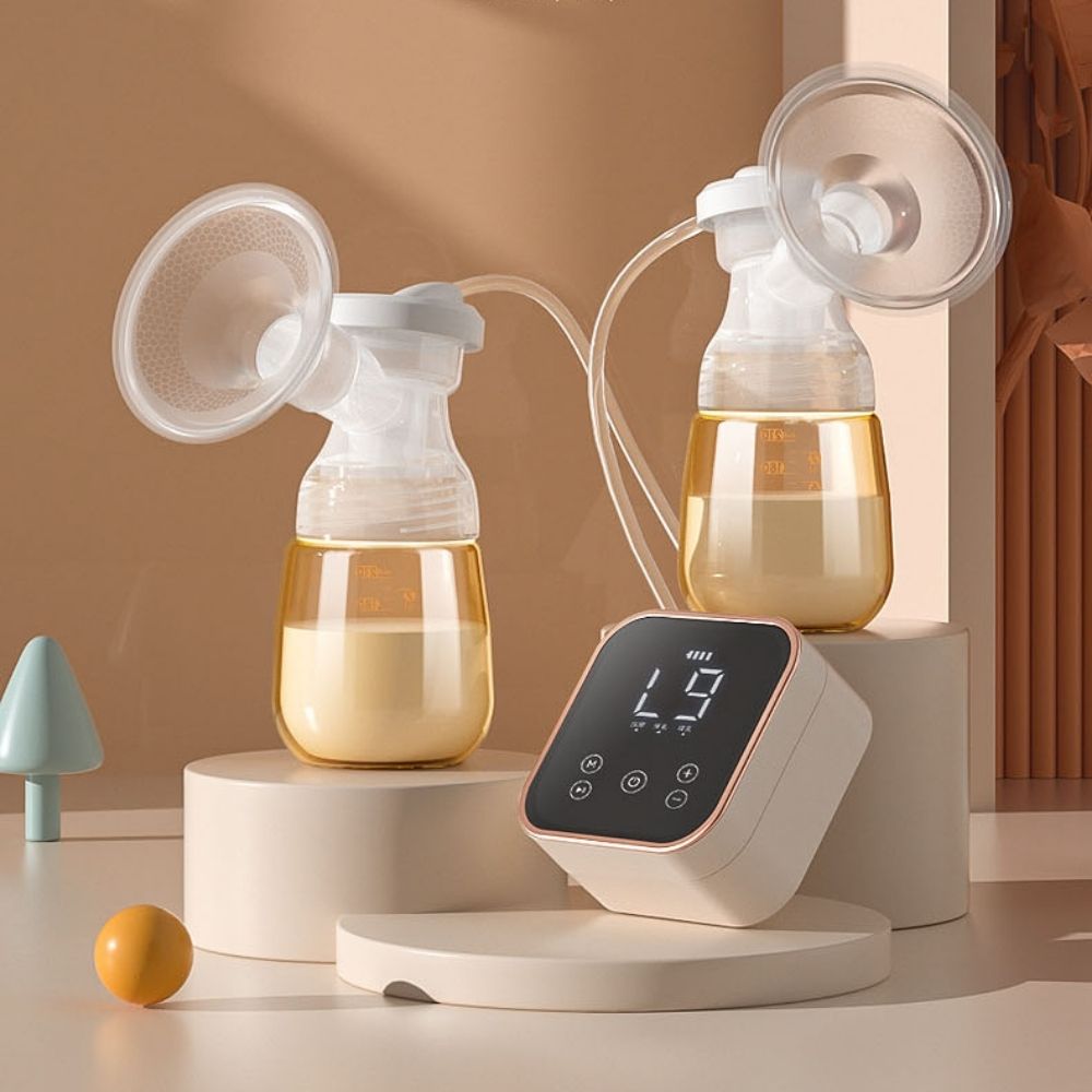 Máy hút sữa điện đôi 4 chức năng 9 cấp lực, massage, kích sữa, hút sữa không đau - Mẹ bé Soko
