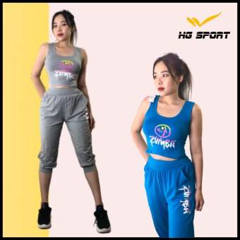 Bộ Zumba tập, Dance, Bộ đồ tập quần lửng áo croptop HG SPORT BL05