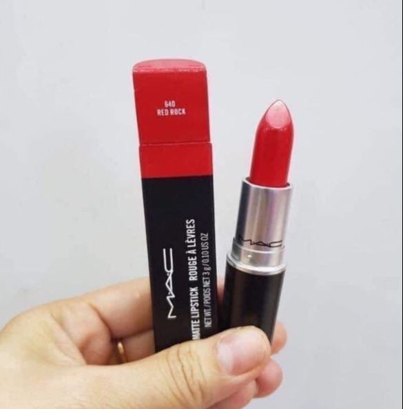 Son mac red rock 640 màu đỏ tươi – matte son mac red rock