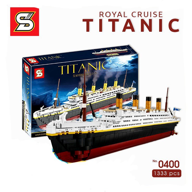 Đồ chơi giáo dục Xếp hình Lắp ráp Mô hình - Tàu Titanic - No.SY 0400