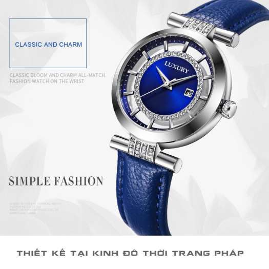 Đồng hồ Nữ LUXURY NACHI - Dây Da Cao Cấp - Hàng nhập Từ Pháp