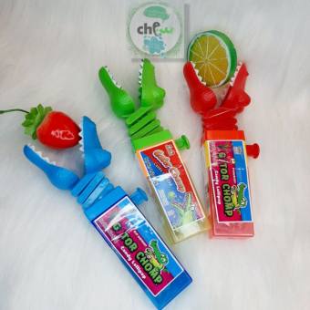 Kẹo mút đồ chơi cá sấu Gator Chomp Kidsmania 17g