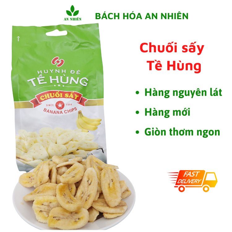 Chuối sấy khô Tề Hùng giòn ngọt