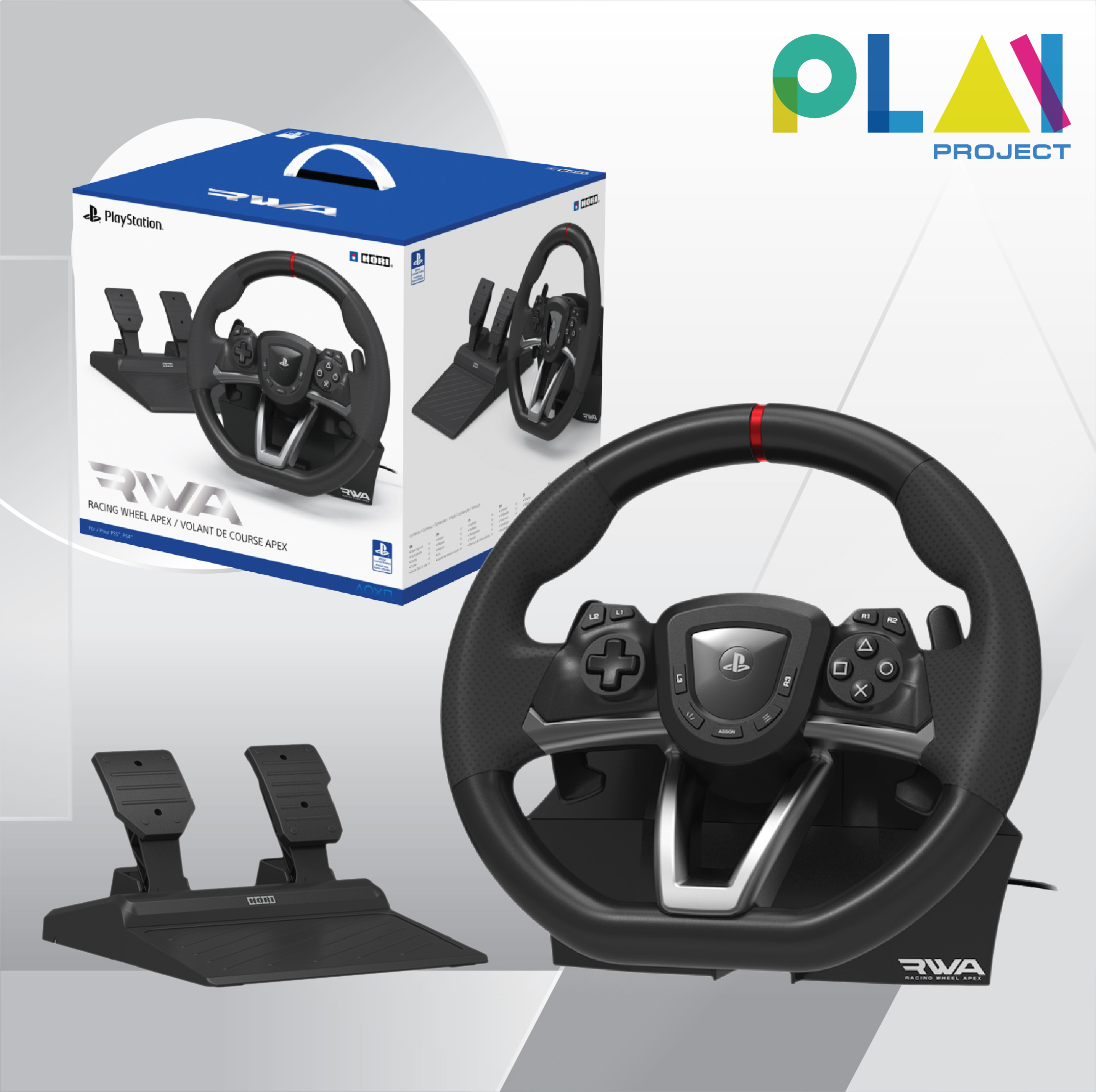 HORI : Racing Wheel APEX [มือ1] [จอยพวงมาลัย] [รองรับ Playstation 4/5 PC] ราคา 5,990 บาท*ส่งฟรี
