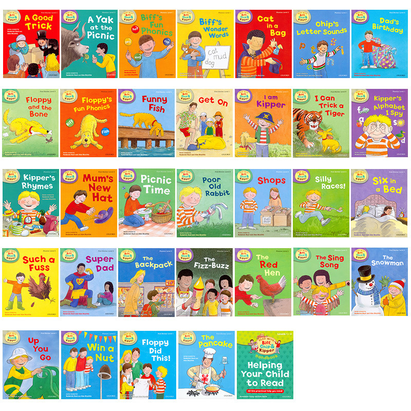 33 cuốn sách 1-3 cấp độ oxford reading tree learning giúp trẻ đọc ngữ âm sách truyện tiếng anh