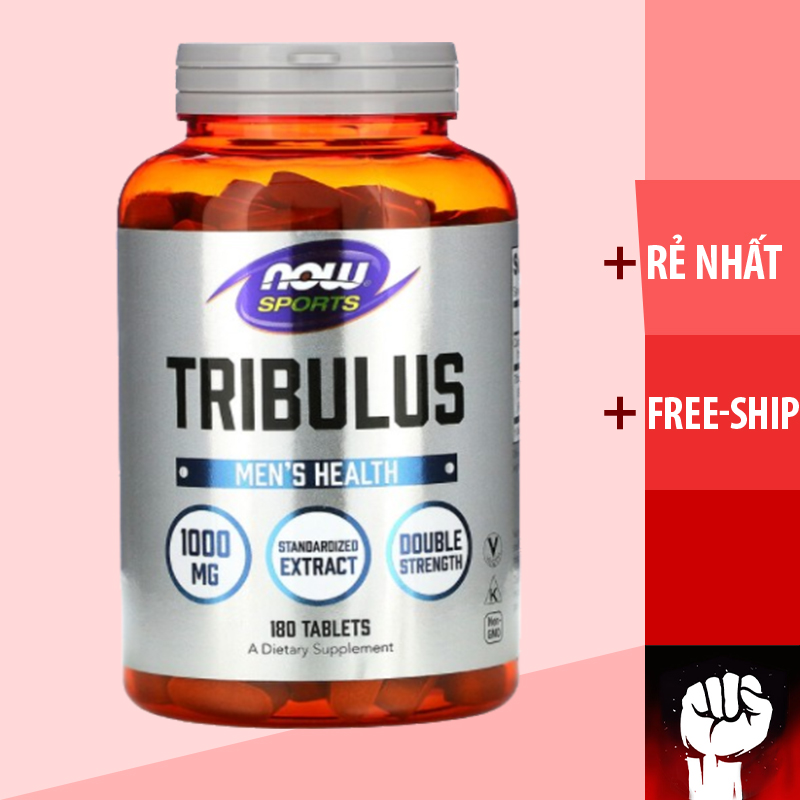 Tăng Sinh Lý | NOW TRIBULUS 1000mg [90 - 180 Viên] | Tăng Sinh Lý Nam - Chính Hãng