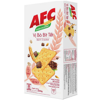 Bánh bò bít tết AFC hộp 200g