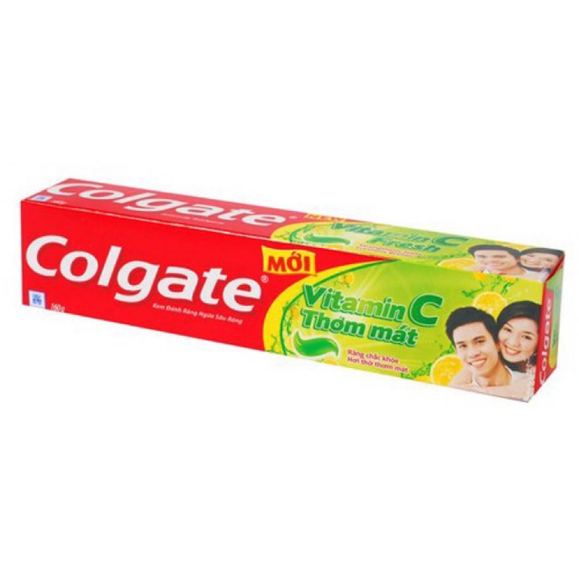 Combo 6 cây Kem đánh ngừa sâu răng Colgate Vitamin C thơm mát 170g