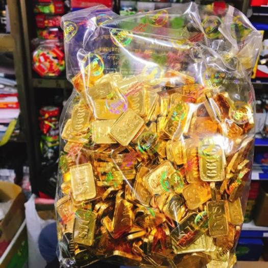 Kẹo socola vàng miếng 9999- 200gram [ CHẤT LƯỢNG CAO ] Kẹo chocolate thơm ngon