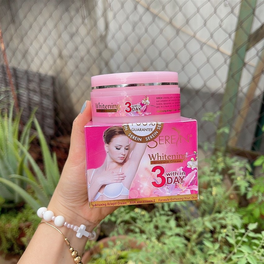 Kem tr ị thâm nách 3 day seren whitening underarm cream - kem thâm nách vĩnh viễn, dưỡng trắng làm hồng nách kttn3d01