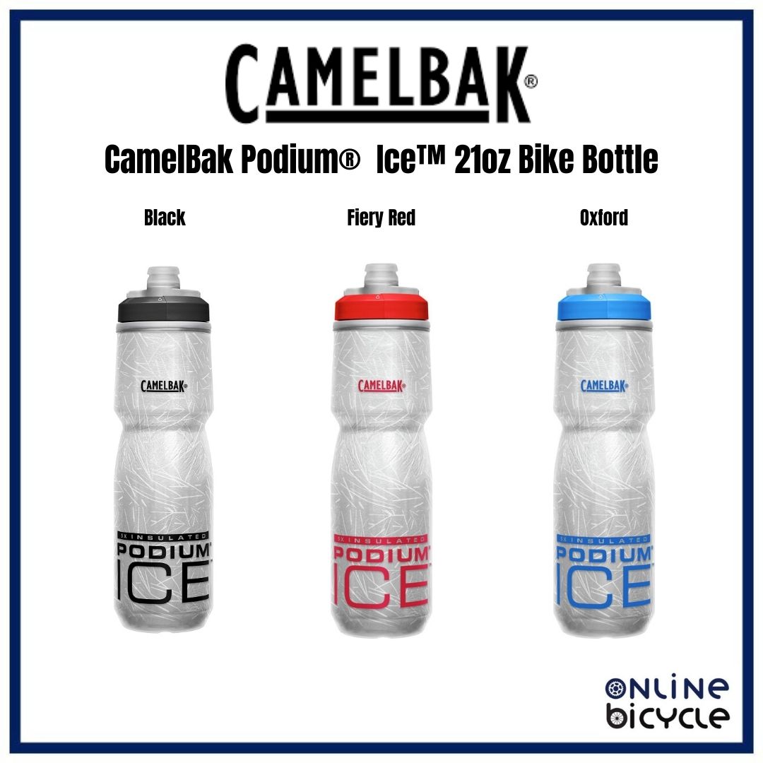 Camelbak Podium Ice Insulated Water Bottle (Black) (21oz)