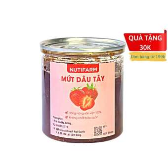 Mứt dâu tây đà lạt 500gr NutiFarm