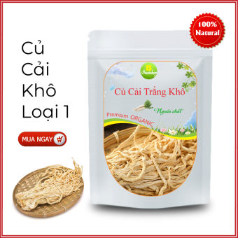 Củ cải sấy khô 100g [Loại 1, Sợi To]