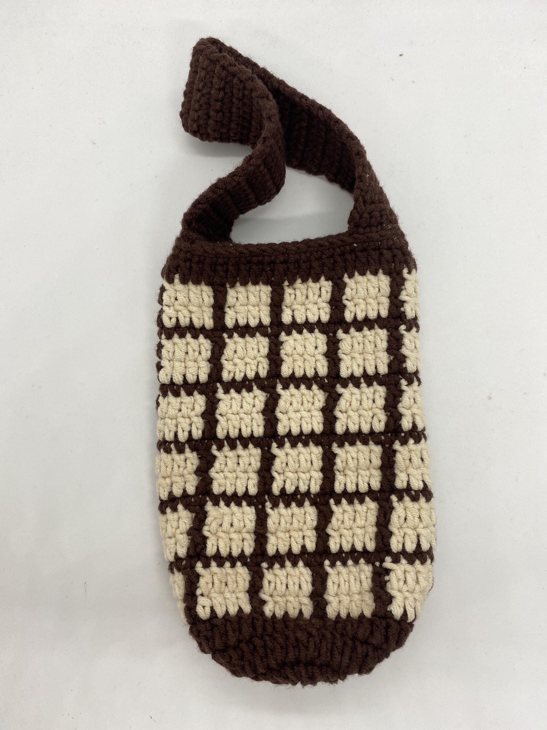 TÚI ĐỰNG BÌNH GIỮ NHIỆT HANDMADE SỢI DỆT HOẠ TIẾT CARO