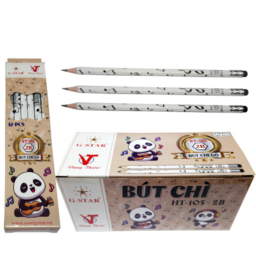 Hộp 12 cây viết chì gỗ 2b g-star ht105