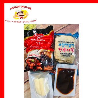 500g bánh gạo JOFOOD + 450g chả cá + 100g sốt + 100g phô mai mozzazzella