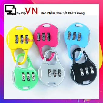 ⚡ Khoá số balo vali hành lý Tiện Lợi loại Tròn - Ổ Khoá Số Vali Và Hành Lý Mini Đa Năng ⚡