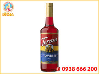 SIRO TORANI DÂU 750ML - TORANI STRAWBERRY SYRUP