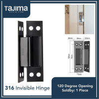 Invisible Hinge for Door Concealed Hidden 120 Degree Opening