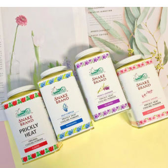 Phấn lạnh Cool Pink Snake Brand Prickly Heat Thái Lan 140g