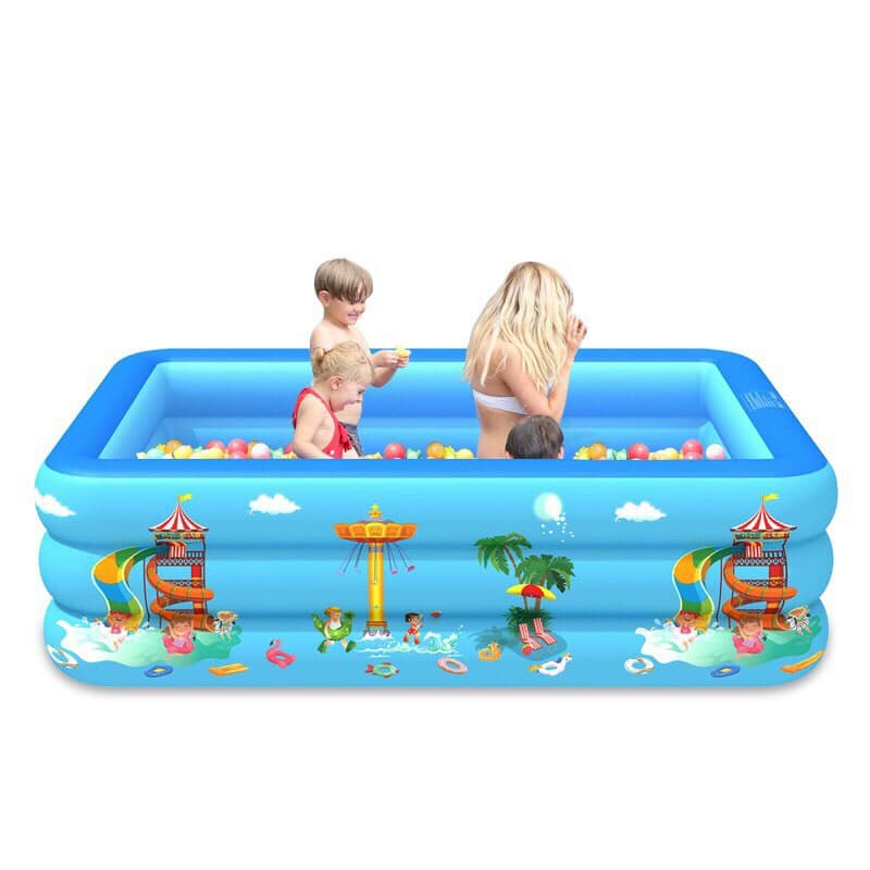 Bể bơi phao bơi 1m5 3 tầng cho bé , bể bơi mini tại nhà , hồ bơi ,keo vá bể