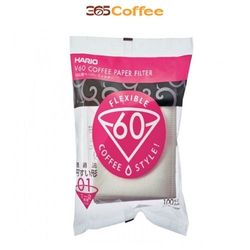 Giấy lọc cà phê Hario V60 màu trắng