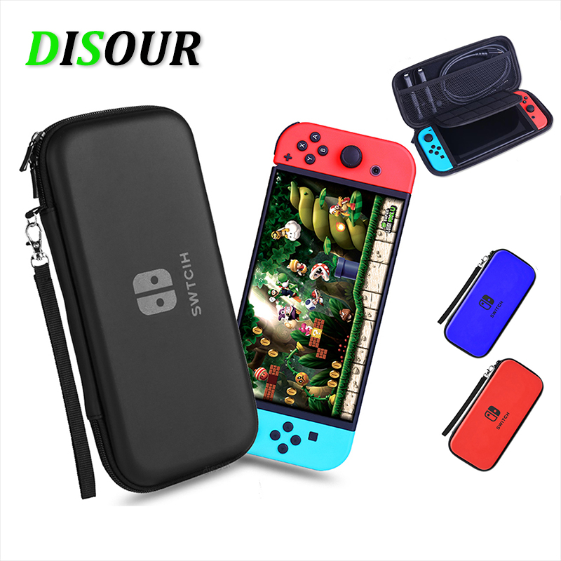 DISOUR Original for Nintendo Switch Storage Bag Waterproof EVA Case for Nintendo Switch NS Console With Game Card Case Switch Accessories