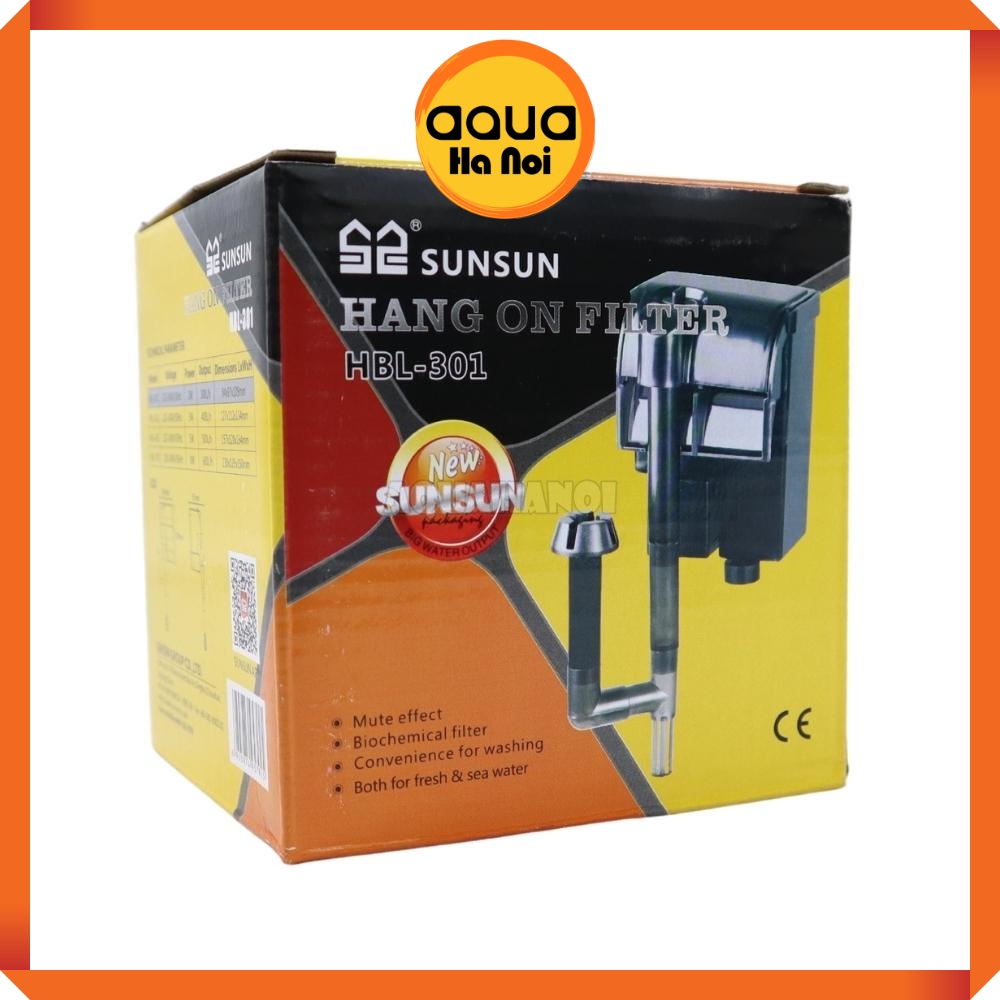 Lọc thác SunSun HBL 301 dùng cho bể cá tép cảnh/ hồ thủy sinh