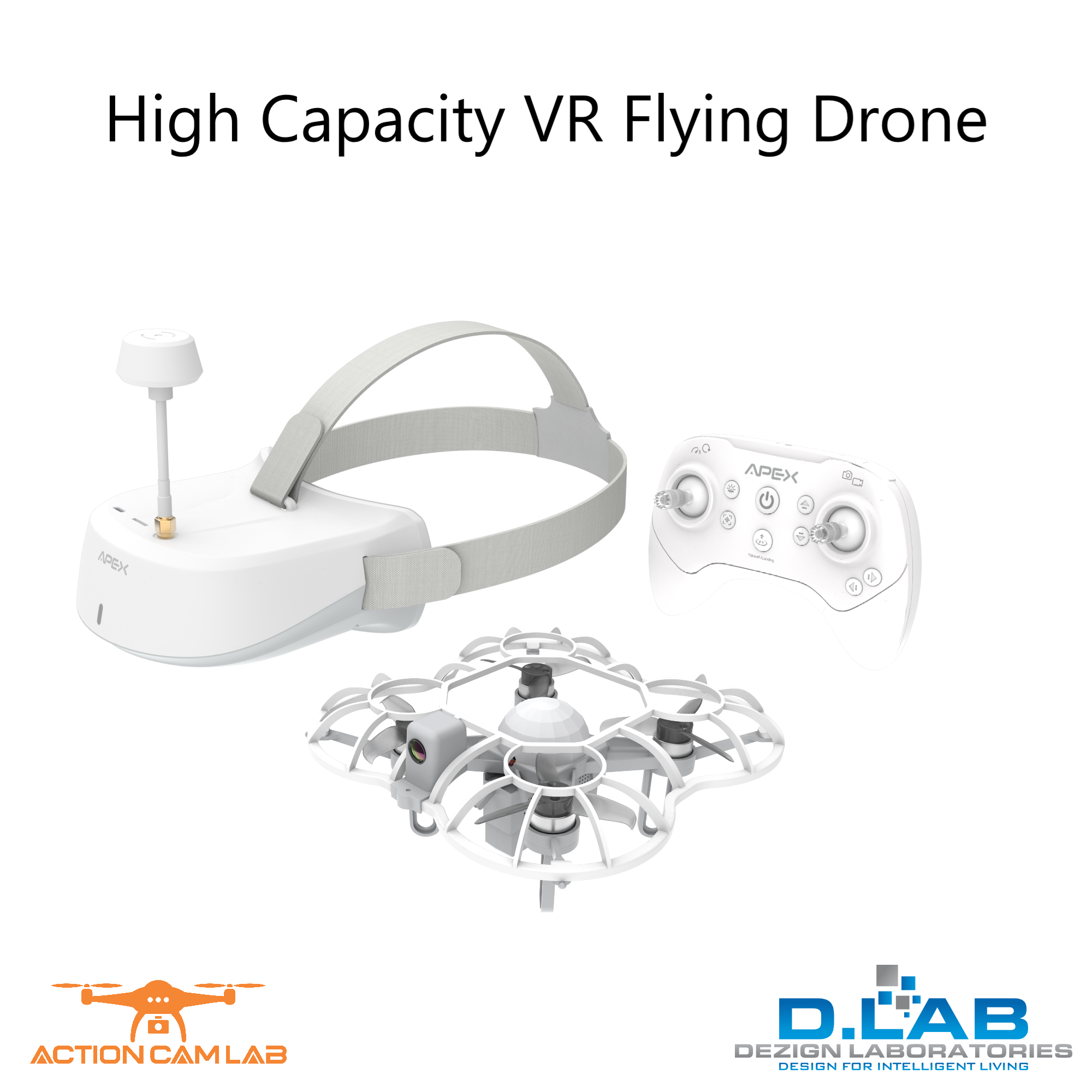 High Capacity Virtual Reality Racing Drone (X122) · v16