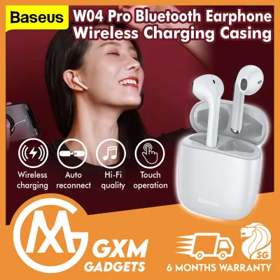 Baseus W04 Pro TWS Wireless Charging Case Bluetooth Earphone Headphone 5.0 In Ear True Wireless Earbuds Headset Compatible For iPhone Huawei Samsung Xiaomi (4)