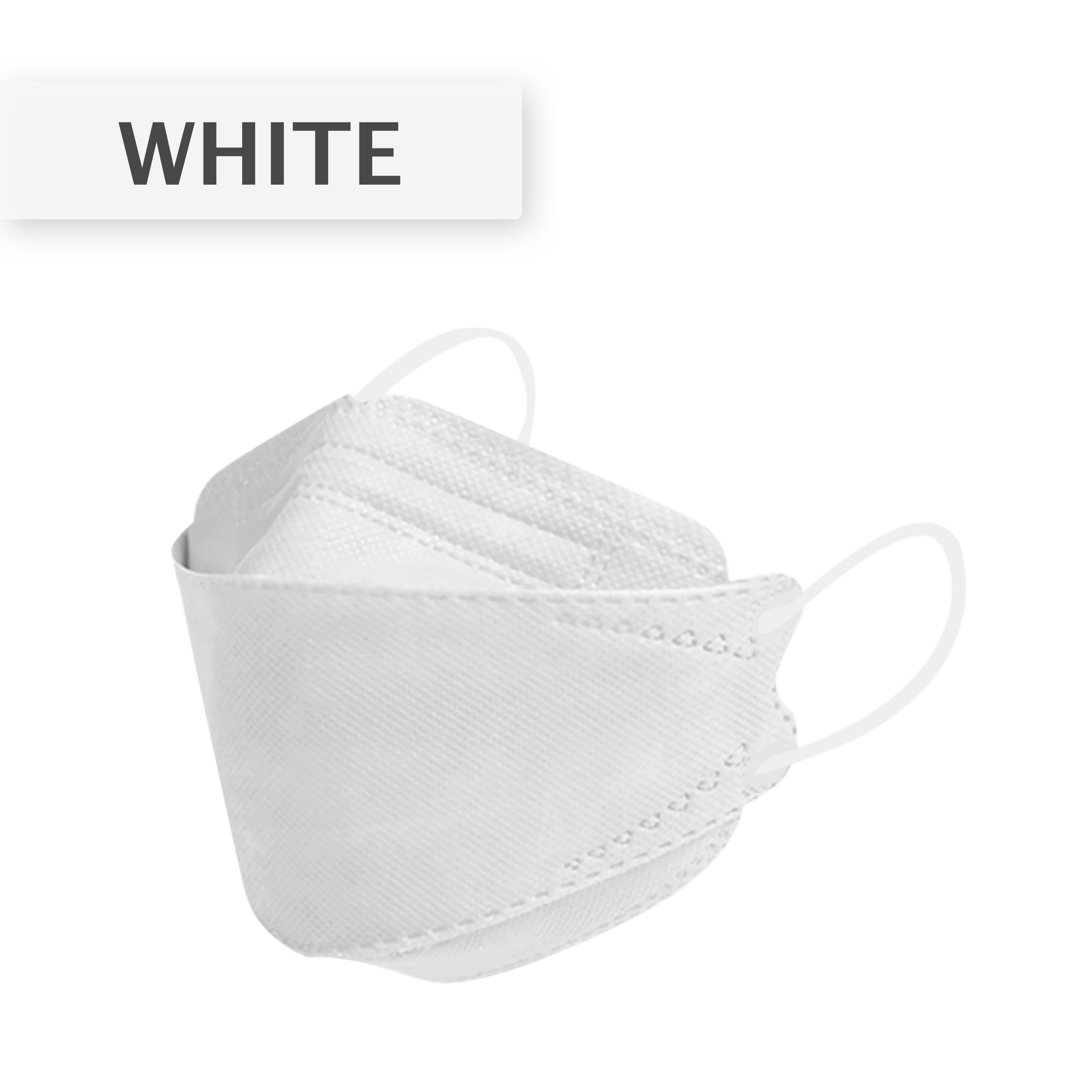 【Fiio Fashion】50PCS KF94 Mask Korean Version Face Mask Washable pm2.5 Reusable Protective Black