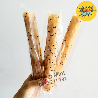 Combo 10 cuốn Bánh Tráng mắm ruốc Anh Bảy Mập - đặc sản Phan Rang