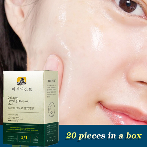20 gói mặt nạ nâng cơ, mặt nạ ngủ thạch Collagen, dưỡng ẩm làm trắng da,làm mờ quầng thâm ,chống lão hoá da ,giúp gia mềm mại và sáng tự nhiên (mua 3 tặng 1+miễn ship)
