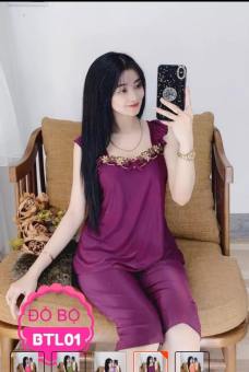 ĐỒ BỘ NGỦ THUN LẠNH LỬNG CÁNH TIÊN PHỐI REN SEXY THỜI TRANG