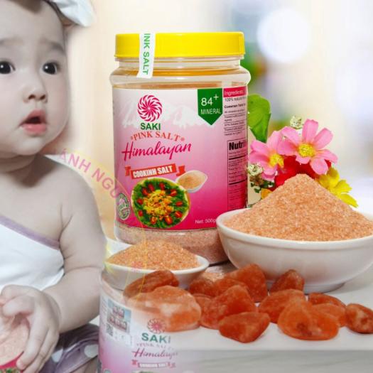 Muối Hồng Himalaya SAKI ( Hàng Chính Hãng Organic)
