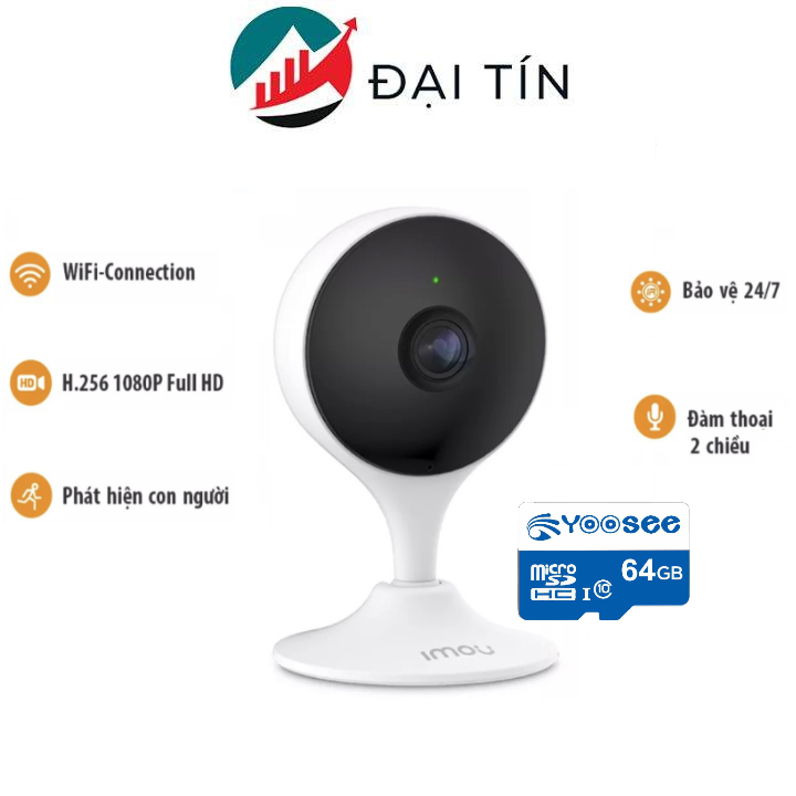 Camera wifi ip imou cue pc-c22ep 2.0megapixel siêu nét full hd hàng chính hãng
