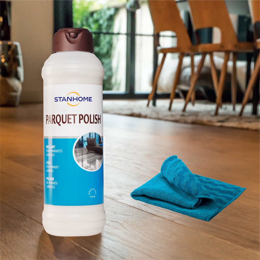 Dung dịch bảo dưỡng đánh bóng sàn gỗ Stanhome parquet polish 1000ml
