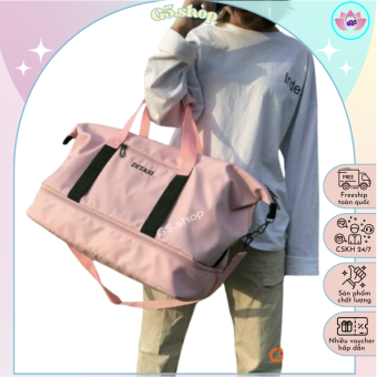 ☀ TÚI DU LỊCH TRỐNG CỞ LỚN ☀ Túi xách du lịch có dây đeo chéo cở lớn đựng đồ về quê đi chơi đi học vải kaki đựng được 20 -30 bộ đồ ( du lịch ditasi ) 01