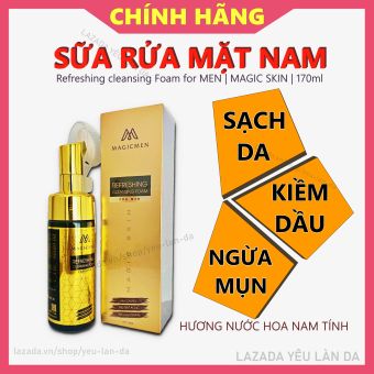 Sữa rửa mặt Magic Skin DÀNH CHO NAM MAGICMEN - Kiềm Dầu, Sạch Da Hương Nam Tính