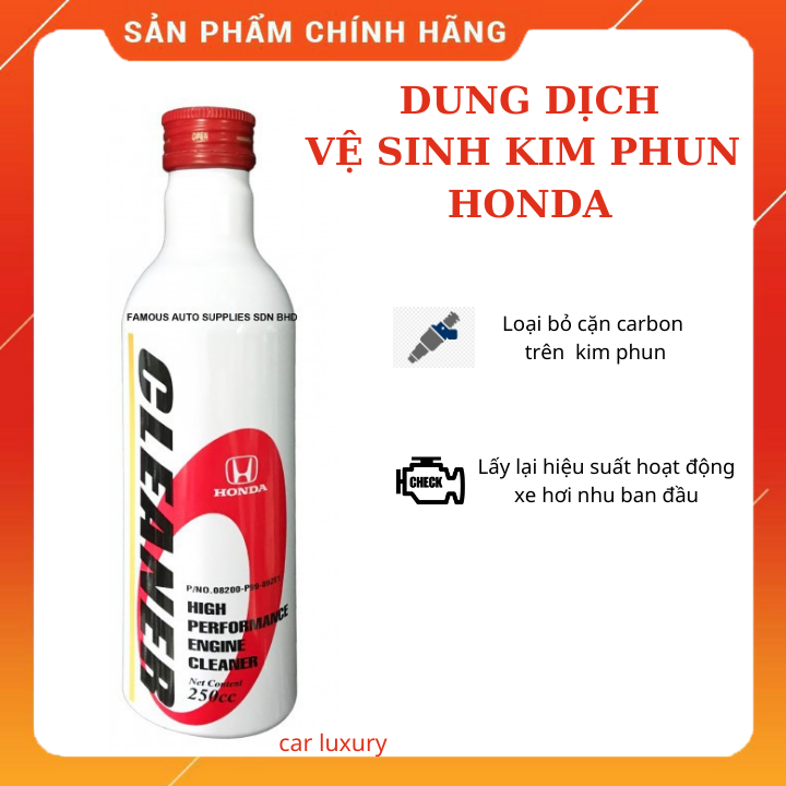 Dung dịch làm sạch kim phun buồng đốt xe hơi HONDA