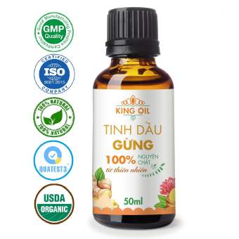 Tinh dầu Gừng 50ml nguyên chất từ thiên nhiên - KingOil