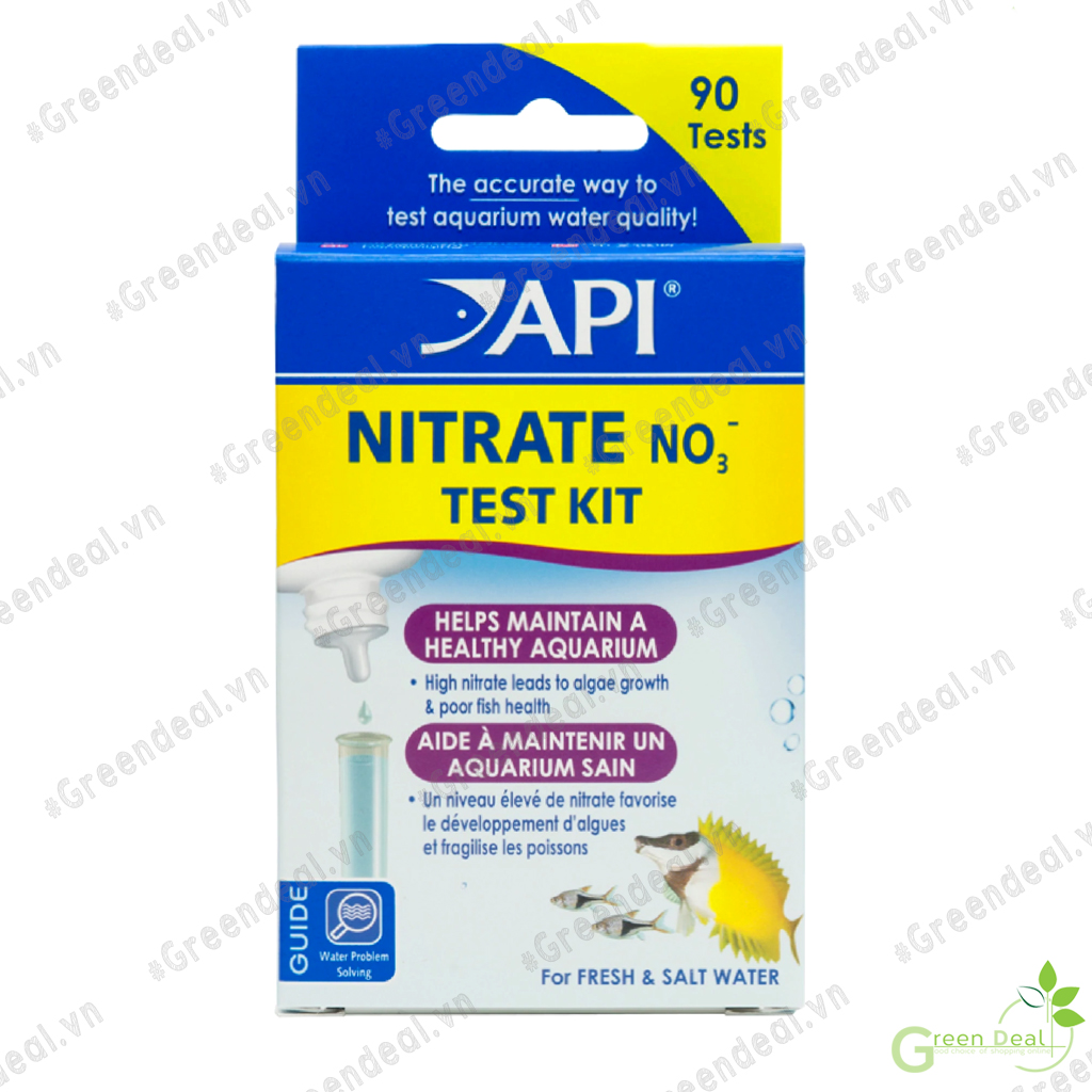 Api - nitrate no3 test kit | bộ đo nitrat cho hồ thủy sinh, hồ cá biển