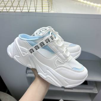 Giày Thể Thao Nữ, Sneaker Nữ Độn Đế, Giày Sục Thể Thao Da Mềm Dáng Ulzzang Hàn Quốc cao 5cm Siêu đẹp.