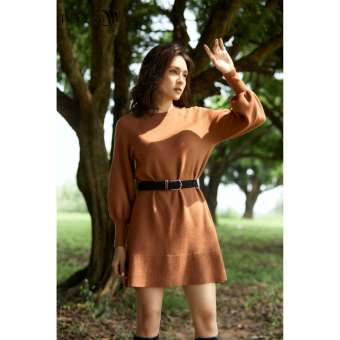Đầm len thiết kế IVY moda MS 42B7986